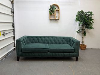 Velvet Tufted Sofa