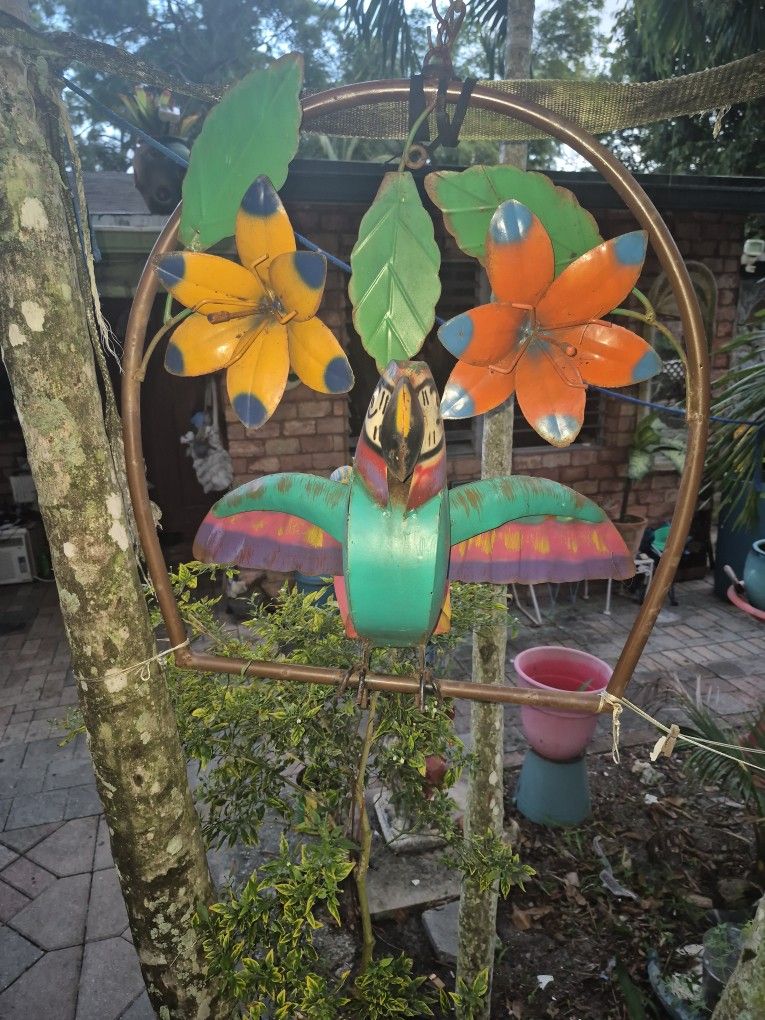 Macaw Bird Metal Norust Coper