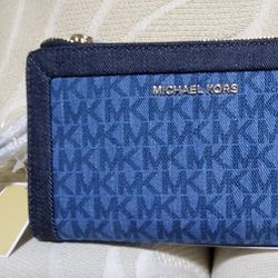 Denim Michael Kors Wristlet