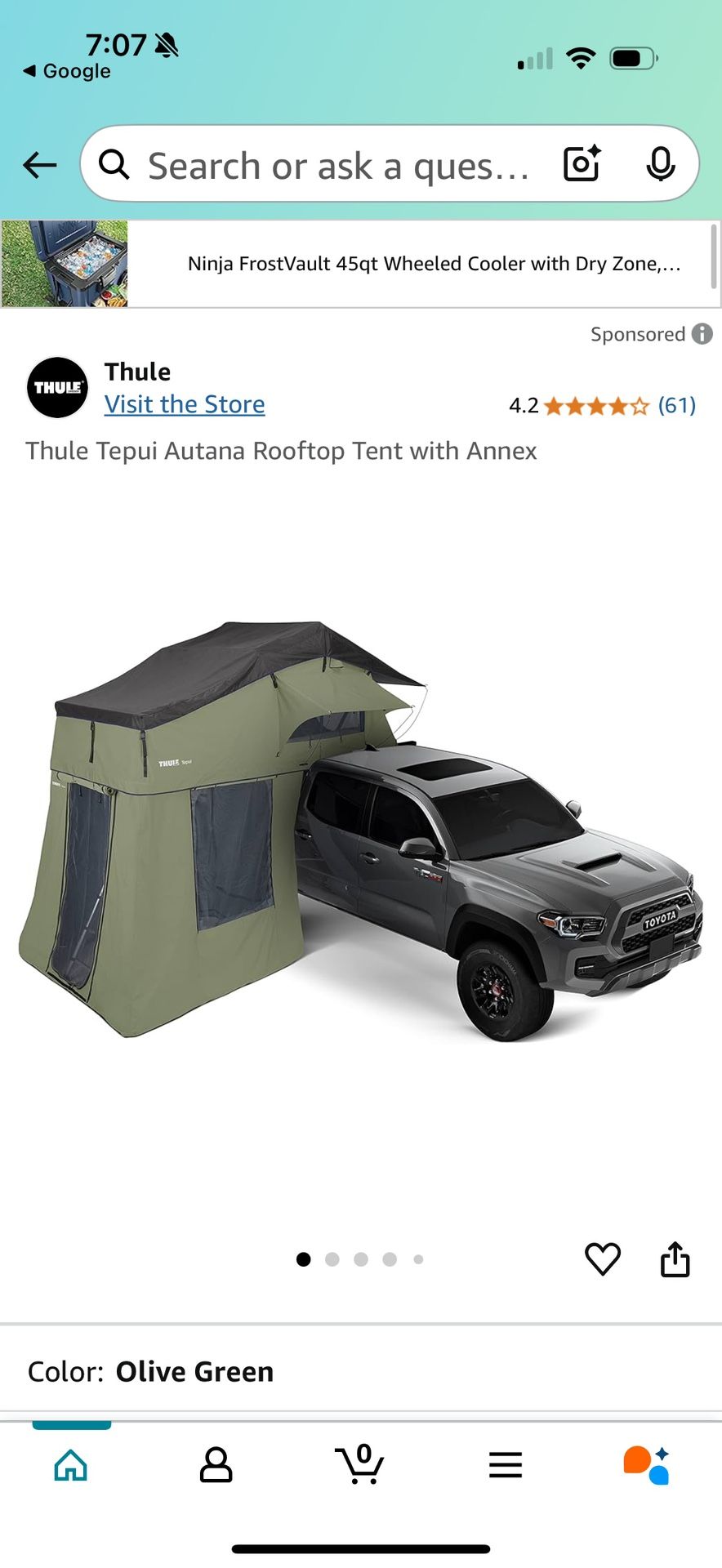 Thule Tepui Rooftop Tent With Annex