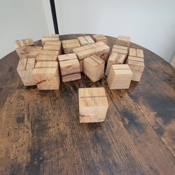 Wood Blocks For Table Numbers