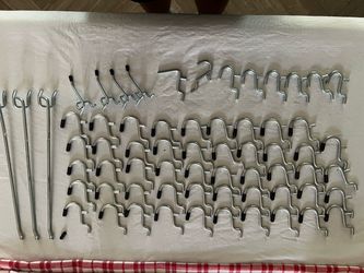 Lot of Metal Peg hooks