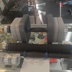 EVERYMILE Adjustable Dumbbells Sets, 20lbs Non-Rolling Free Weights Dumbbells with Connector, Convertible To Barbell, Home Gym Fitness Wor