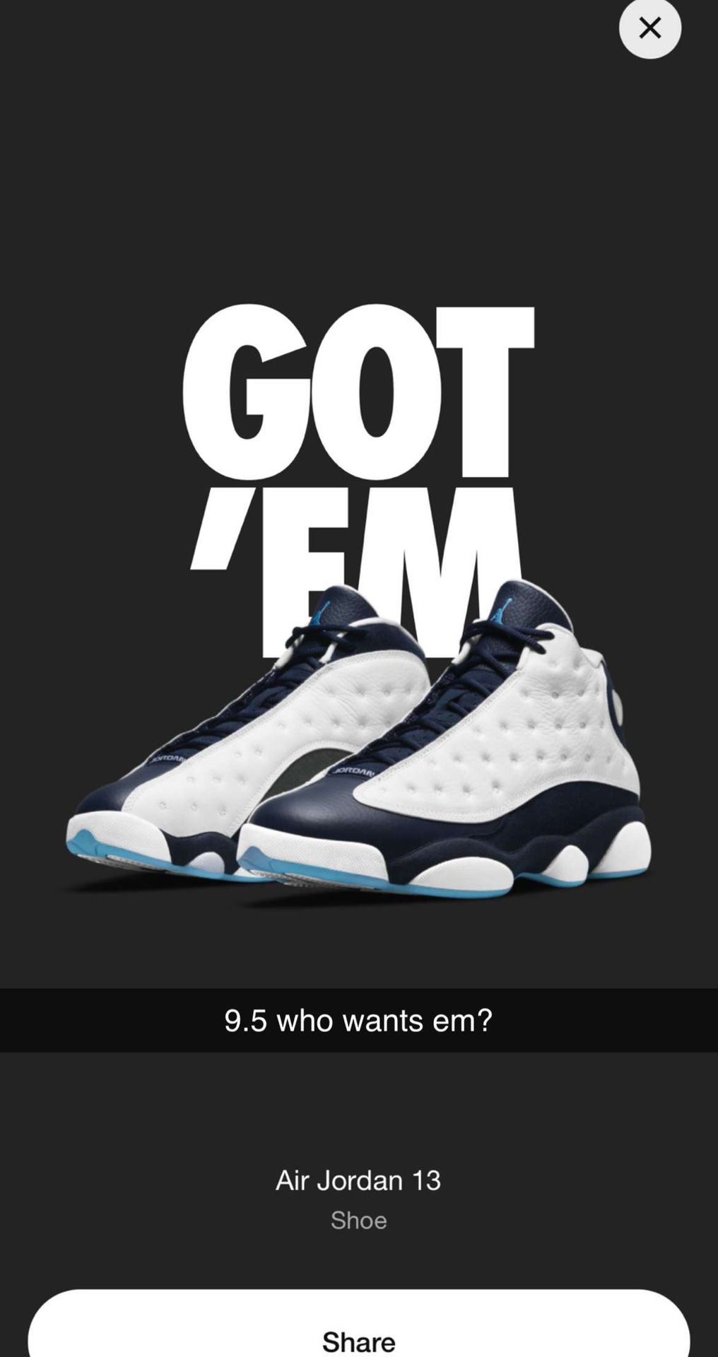 Air Jordan 13 Obsidian