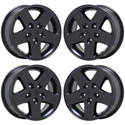 Jeep Wrangler Black Rims
