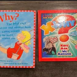 Kids Learning Hardback Books: Book Of Why? $18