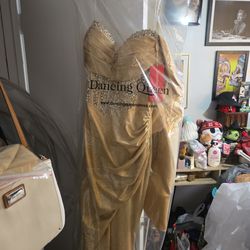 Gold Formal Dress
