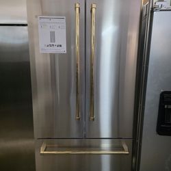 36" ZLINE BUILT IN FRENCH DOOR STAINLESS STEEL REFRIGERATOR 