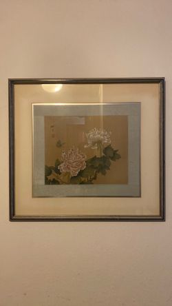 Japanese art picture frame