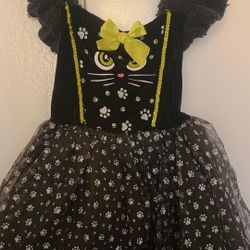 Cat Witch Costume 5/6T
