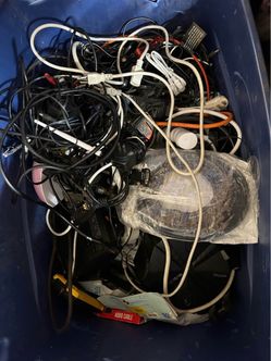 A box full of cables