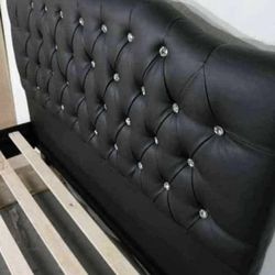 New Black Queen Bed Only 