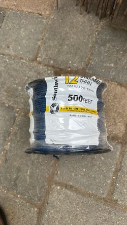 12 stranded blue wire
