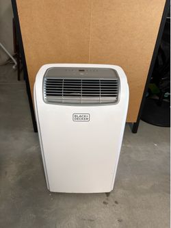 Black and Decker 10,000 BTU portable air conditioner.