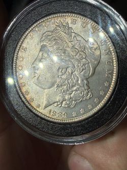 1889-p toner Morgan dollar