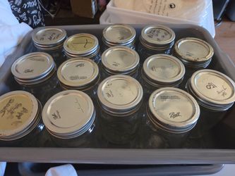Ball Mason Jars Set of 12 $5