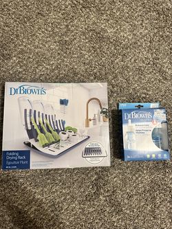 Dr. Drowns Drying Rack + Bottle Set.