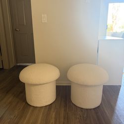 Set of 2 Storage Ottomans (World Market)