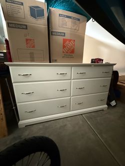 Big White IKEA Dresser