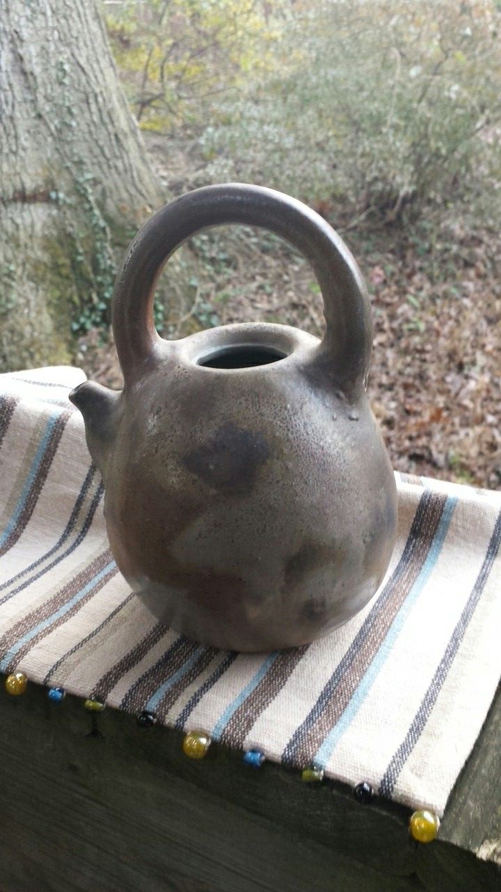 Antique Kettle with Small Spout