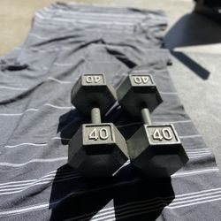 40LB HEXAGON WEIGHT SET