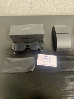 Prada PR 08YS Black Sunglasses + Case & Box - Available Today