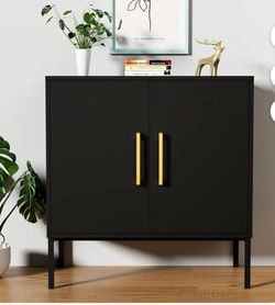 Cabinet With Doors And Adjustable Shelves