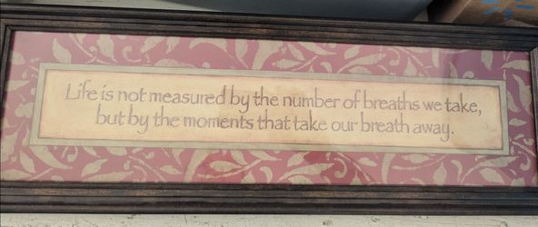 Framed decor