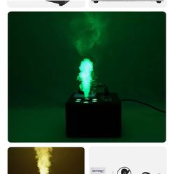 Chauvet DJ Geyser T6 Fog Machine Fogger, LED weRGB