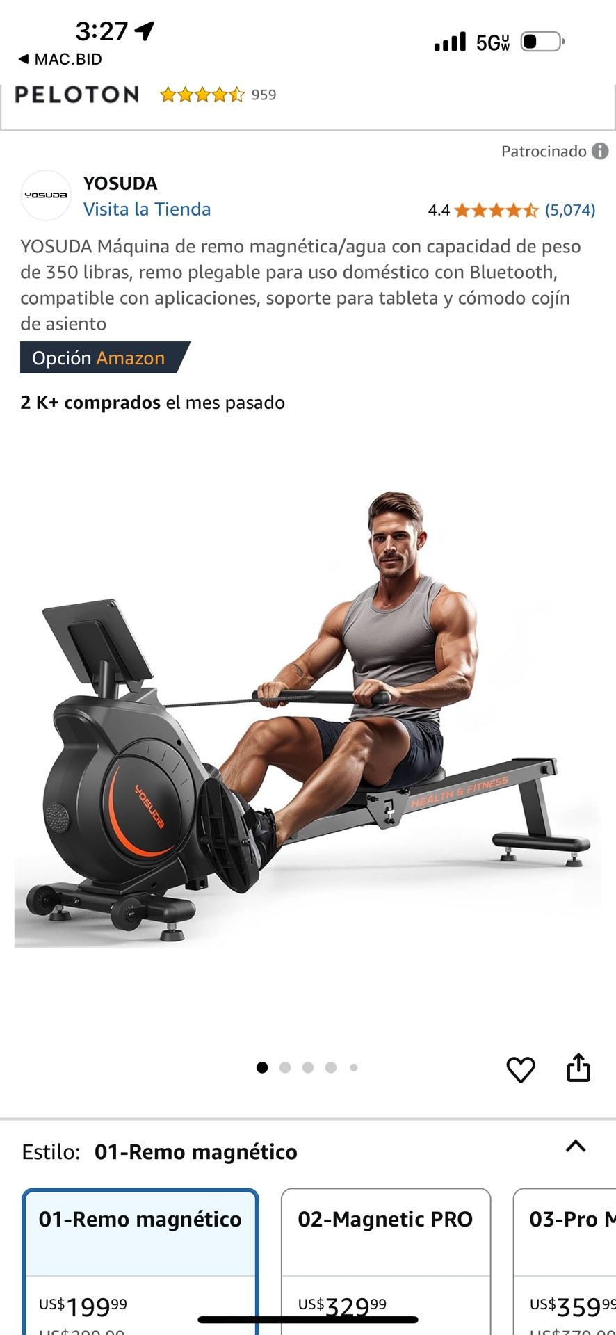 YOSUDA Rowing Machine