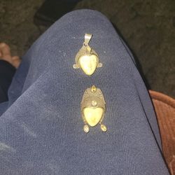 Silver Faces Pendents