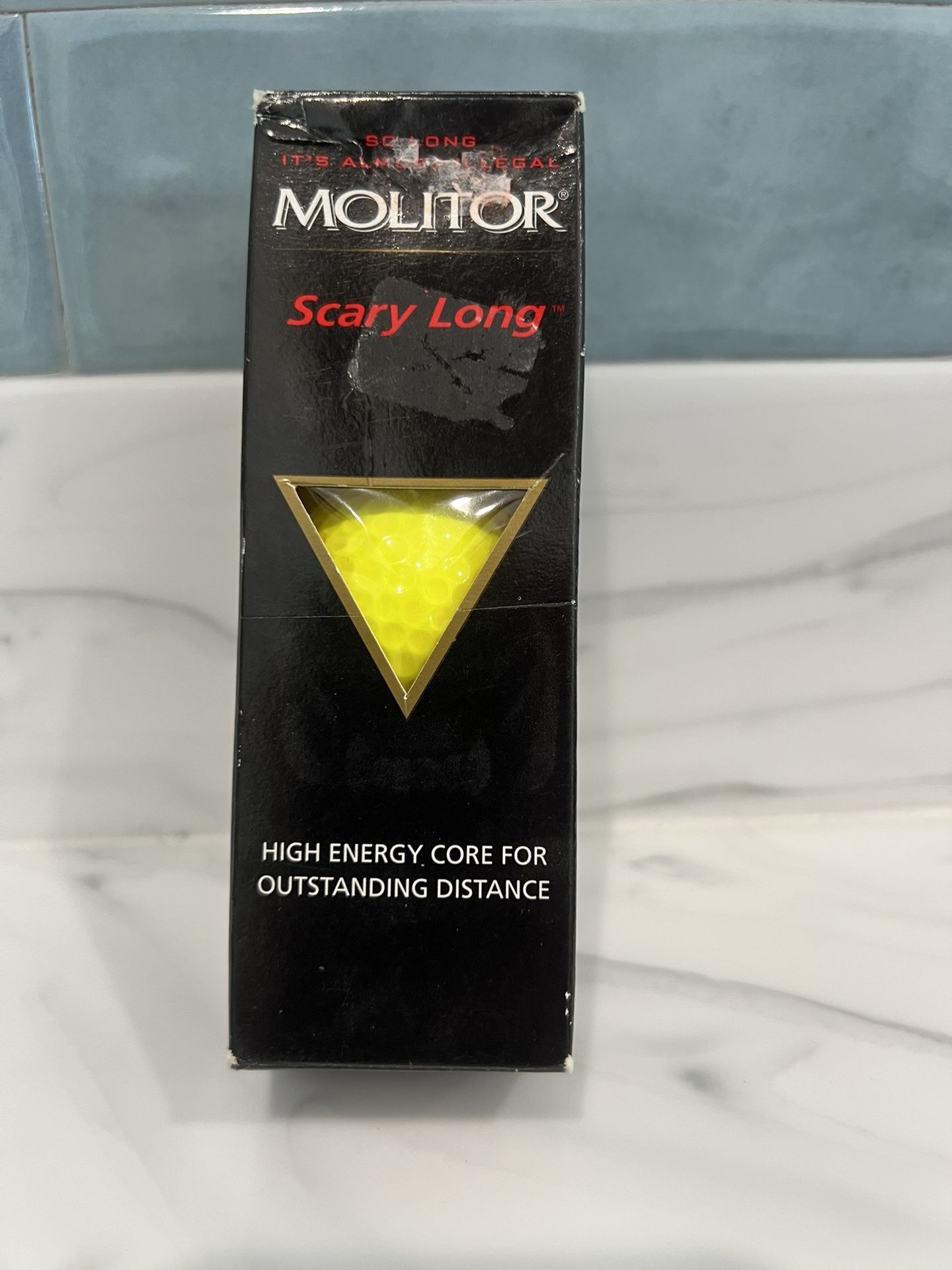 Vintage New Molitor Scary Long Set of 3 Spalding Golf Balls