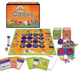 CRANIUM Cadoo  The original version is back by popular demand and today kids will be puzzling, sketching, sculpting, acting and code-cracking with the