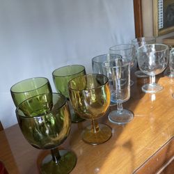 Antique Wine Glasses 1970’s