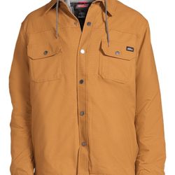Genuine Dickies Men's Canvas Hooded Shirt Jacket 