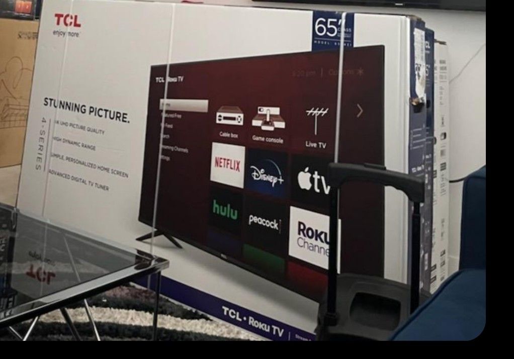 65" TCL ROKU TV