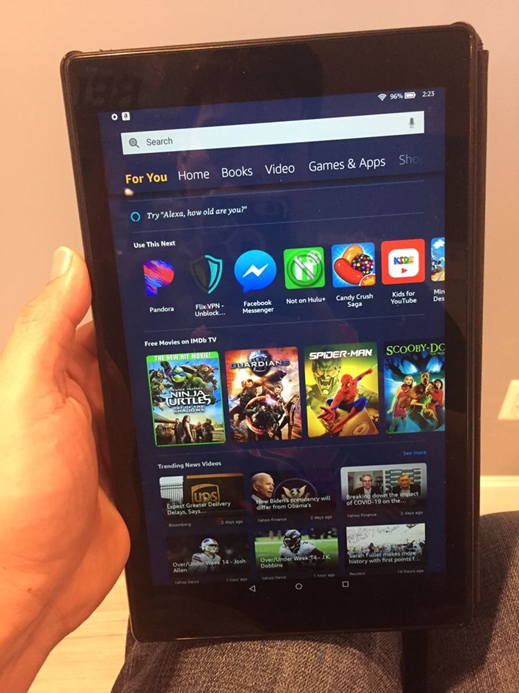 Fire Tablet.