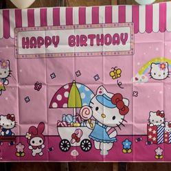 Hello Kitty Birthday Banner