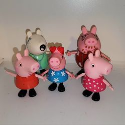 lot of Peppa Pig mini figures