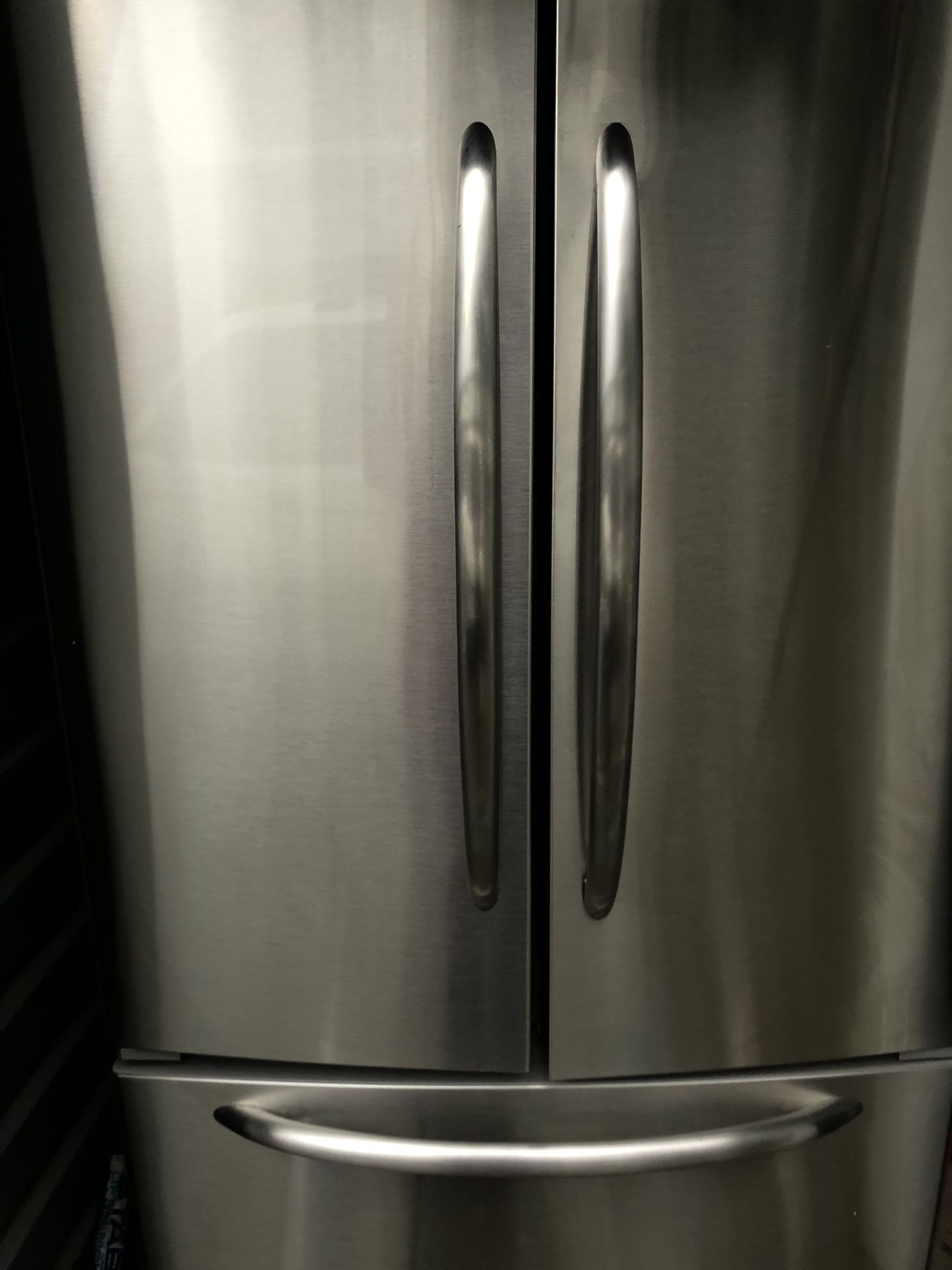 Steel Maytag Double Door Bottom Freezer Refrigerator 