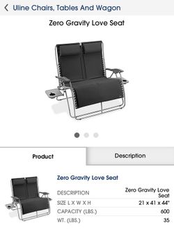 Double Zero Gravity Chair