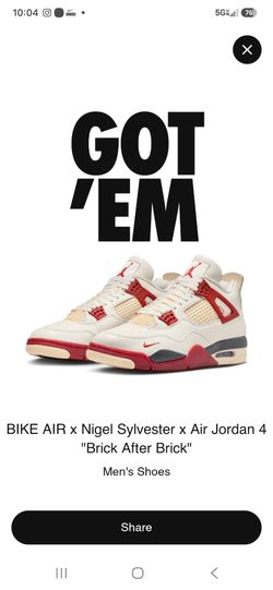 Size 9 brick after brick