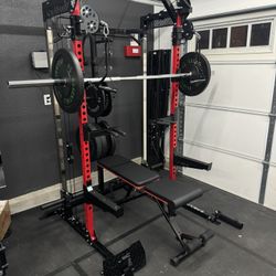 Starter Gym Mikolo HR05 Rack,Bench,Bar & Weights