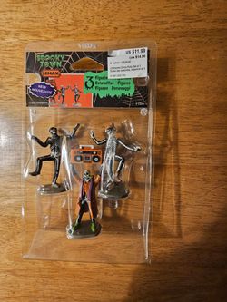 Halloween Lemax Spooky Town Jitterbones Dance Party #12044