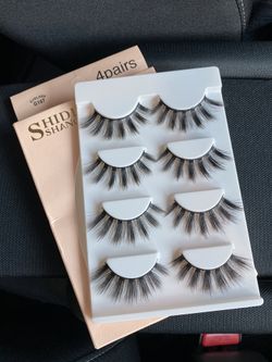 4 pairs mink false lashes