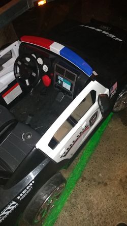 Kids electric police car.