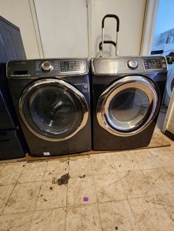 Samsung  washer and gas dryer set