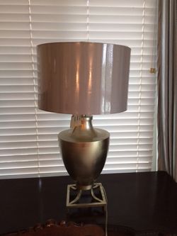 Silver Table Lamp by Fine Art