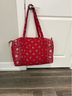Vera bradley Large duffel bag in Bandana Red pattern