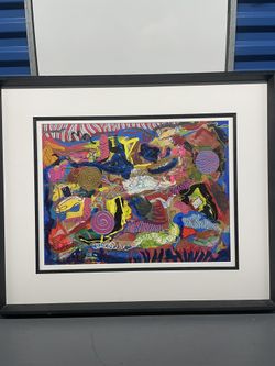 Mixed Media Abstract Painting 